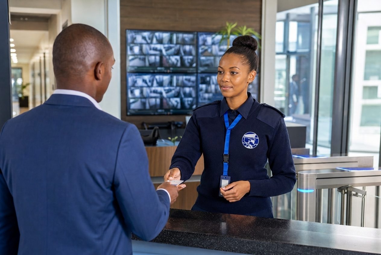MIH security officer managing access control